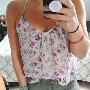 💥BOGO Tobi Sheer Lace Floral Racerback Tank Top